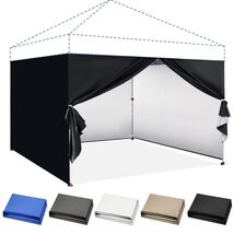 Black 10x10 Canopy Sidewalls - 4 Pack with UV Protection &amp; Water Resistance - $171.22