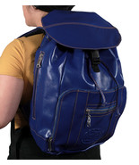 Scratch &amp; Dent Florida Gators Blue Embossed Leather Backpack - £31.64 GBP