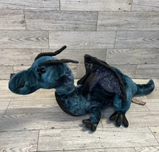 Douglas Cuddle Toys Jade Blue Dragon Fantasy Creature Stuffed  Plush - £9.39 GBP