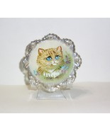 Fenton Glass Baby Blue Eyes Kitten Cat Christmas Ornament Ltd Ed #5/45 M... - £129.91 GBP