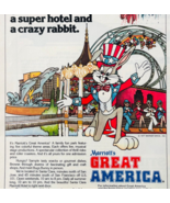 1977 Marriot Great America Park Advertisement Bugs Bunny San Francisco D... - $49.03 CAD