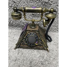 Haunted Living Halloween 8.5in Talking Vintage Telephone Tabletop Animat... - £19.99 GBP