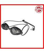 Black Racing Swimming Goggles with Impact-Resistant UV Protection &amp; Bung... - $574.37 MXN