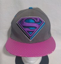 DC Comics Superman Baseball Hat Cap Lid Snapback Purple - Pre-owned - £11.24 GBP