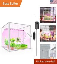 Indoor Greenhouse with Grow Light, with 40W Seed Starting LED Indoor Pla... - $83.65