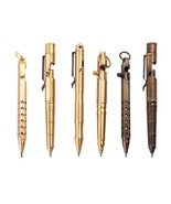Bolt Action Pen Edc Pocket Pen Solid Brass Pen Survival Multi Tool Kitme... - £19.27 GBP+