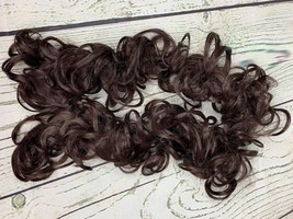 Messy Bun Hair Piece Thick Scrunchy DIY Wrap Around Touseld Updo Hair - £11.18 GBP