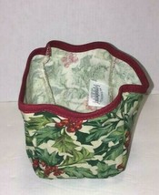 Longaberger 2003 Melody Basket Liner ONLY American Holly New 27635135 - £11.66 GBP