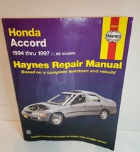 Haynes Honda Accord Repair Manual 1994 Thru 1997 Series  42013 complete teardown - $16.44