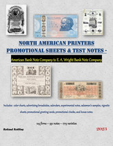 Book - North American Printers Promotional Sheets &amp; Test Notes, 280 page... - £35.97 GBP