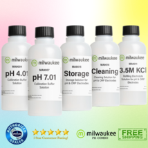 Milwaukee PH-COMBO Starter Solution Kit for pH and ORP Meters - $69.29