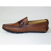 Men's Shoes Steve Madden Slip On Driving style Casual Soft Leather Tatem Bronze image 5