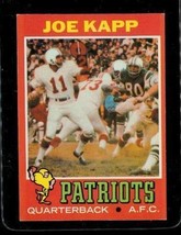 Vintage 1971 TOPPS TCG Football Trading Card #145 JOE KAPP New England Patriots - £7.86 GBP