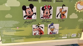Disney Parks Mickey Minnie Donald Goofy Pluto Vinyl Poseable Figure Set of 5 NEW image 2
