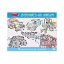 Melissa &amp; Doug 14205 Vehicles Jumbo Coloring Pad  - £15.04 GBP