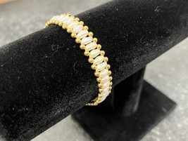 Beautiful 14K Gold and Freshwater Pearl Bracelet - £224.27 GBP