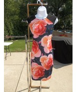 NEW CALVIN KLEIN PINK LARGE FLORAL PRINT DRESS 2 - $29.99