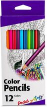 Pentel Arts Colored Pencils, Assorted Colors, Set of 12 - $8.91
