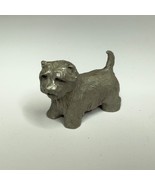Tiny Metal Scottie Dog Figurine Vintage Miniature Scottish Terrier Colle... - $7.92