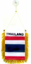 Thailand Mini Flag 4&quot;x6&quot; Window Banner w/suction cup - $2.88