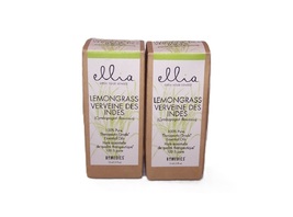 Lemongrass Pure Essential Oil Ellia HoMedics Open Your Senses Lot of 2 NIB - £11.00 GBP
