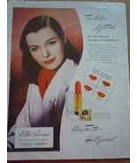 Vintage Tru-Coler Max Factor Ella Rainer Print Magazine Advertisement 1945 - £3.13 GBP