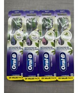 4x Oral-B Tea Tree Soft Manual Toothbrush Remove Plaque Along The Gumlin... - $726.24 MXN
