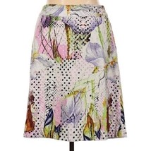 Lane Bryant | Floral &amp; Dot Print A-Line Skirt, size 16 - £14.46 GBP