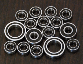 (16pcs) Team Associated B4.1 / T4.1 Rubber Sealed Ball Bearing Set - £10.15 GBP