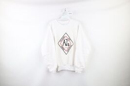 Vintage 90s Streetwear Mens Small Distressed Spell Out AJs Jeans Sweatshirt - $31.64