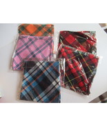 5 Piece Assorted Colors Cat or Dog Bandana Scarf Size Small 22 1/2&quot; - $13.58 CAD
