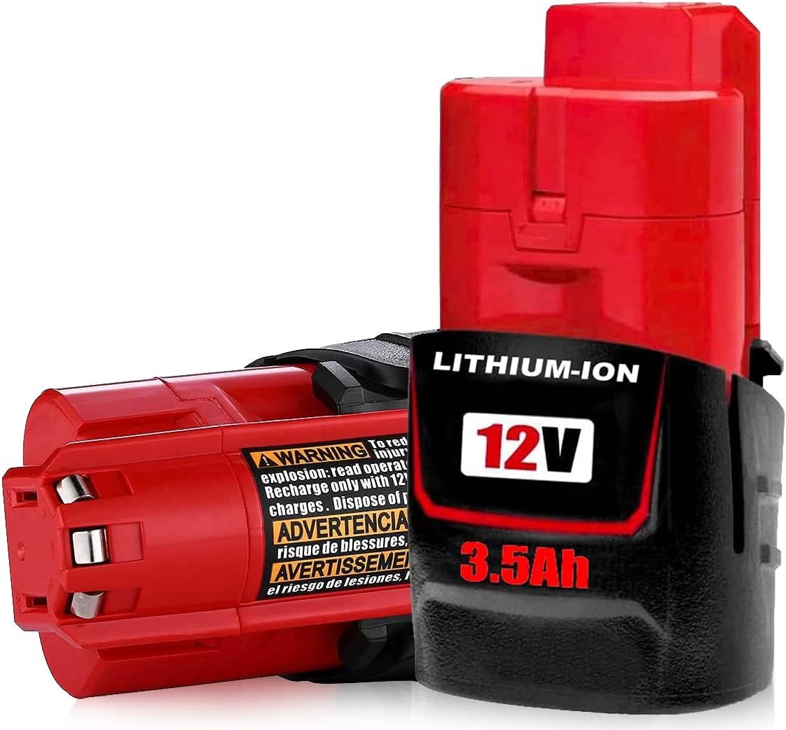 Dasnite 2Pack 3500Mah 12V Lithium Replacement For Xc Lithium 48-11-2401 - $35.94