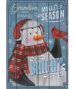 Grandson &amp; Family Make The Season - Juvenile Christmas Greeting Card - 2... - $51.04 MXN