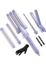 5 in 1 Advanced Professional Curling Iron Wand Set 5 Changeable Barrels ... - $24.74