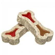 Filled Rawhide Dog Bone Treats Crunchy Dental Chew Choose Ham and Cheese or PB&amp;J - £7.10 GBP