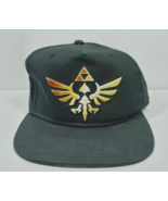 Zelda Triforce Skyward Sword 2018 Youth OSFM Snapback Black Hat Graphic ... - £10.20 GBP