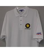 USFL Football Denver Gold Embroidered Mens Polo Shirt XS-6X, LT-4XLT Bro... - $28.49+