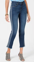 Style &amp; Co Cropped Varsity-Stripe Jeans Size 12. - £23.91 GBP