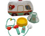 Disney Pluto Pet Vet Toy Set With Pluto Design Portable Vet Van Case - $11.52