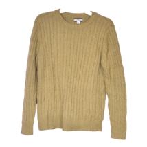 Croft &amp; Barrow Sweater Cable Knit Size Large Green - £10.04 GBP