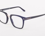 Tom Ford 5523-B 001 Black Gold Blue Block Eyeglasses TF5523 B 001 50mm - $189.05