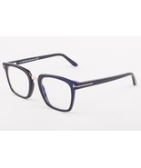 Tom Ford 5523-B 001 Black Gold Blue Block Eyeglasses TF5523 B 001 50mm - $189.05