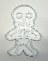 Skeleton With Detailed Gingerbread Body Heart Eyes Cookie Cutter USA PR3619 - £2.36 GBP