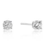 6mm New Sterling Round CZ Studs Silver - £20.03 GBP