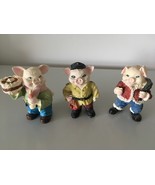 SET OF THREE 3&quot; RESIN PIGS - £6.93 GBP