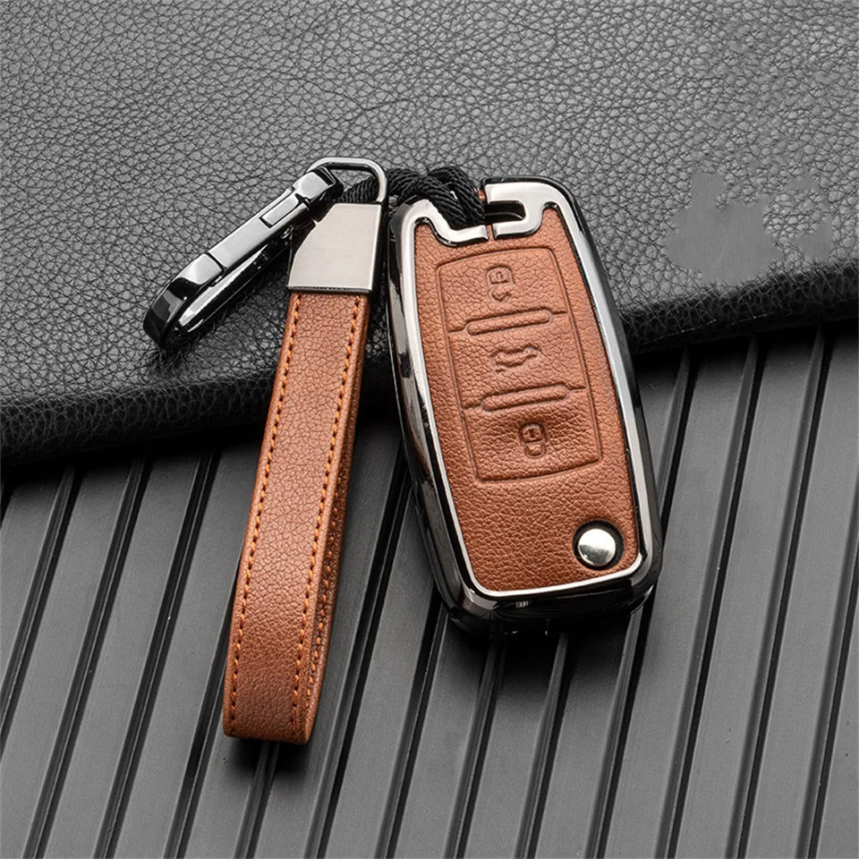 Car Key Case Cover Key Bag For Volkswagen VW Golf 3 4 5 6 mk4 mk6 Passat... - $18.11+