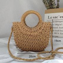 Summer Handmade Bags for Women Khaki addstrap S As Picture - £15.14 GBP