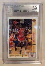 Michael Jordan 1991-92 Upper Deck #44 BGS 7.5 Near Mint+ Chicago Bulls NBA - £56.04 GBP
