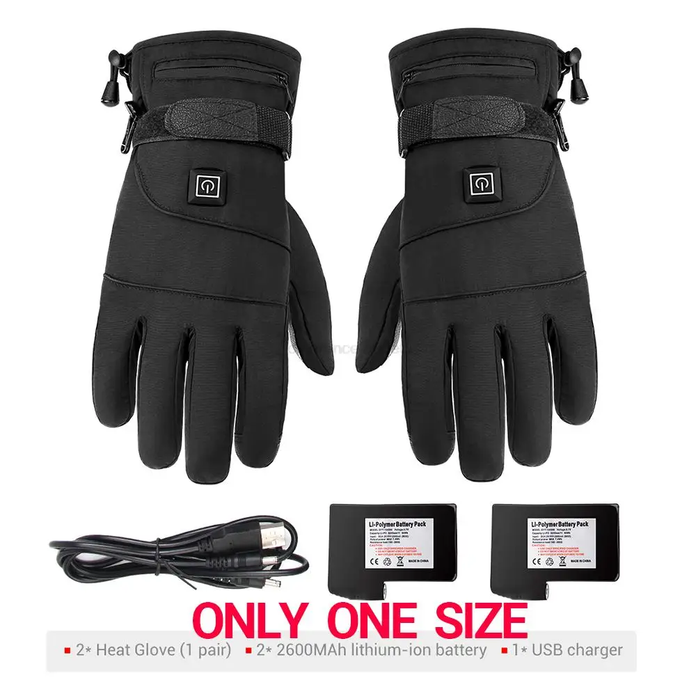 DUHAN Heated Gloves With Battery Powered Winter Outdoor Ski Heated Gloves Men 10 - £174.02 GBP