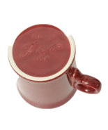 Fiesta Ware Coffee Mugs Pair Claret Homer Laughlin USA Claret O Handle D... - £14.88 GBP